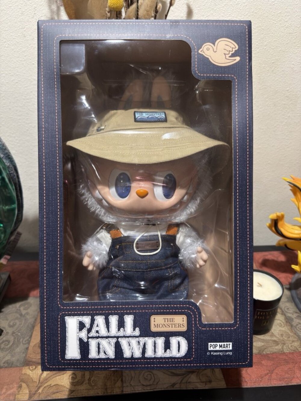 POP MART The Monsters Fall in Wild Labubu Adventure Vinyl Plush Doll 37cm SEALED